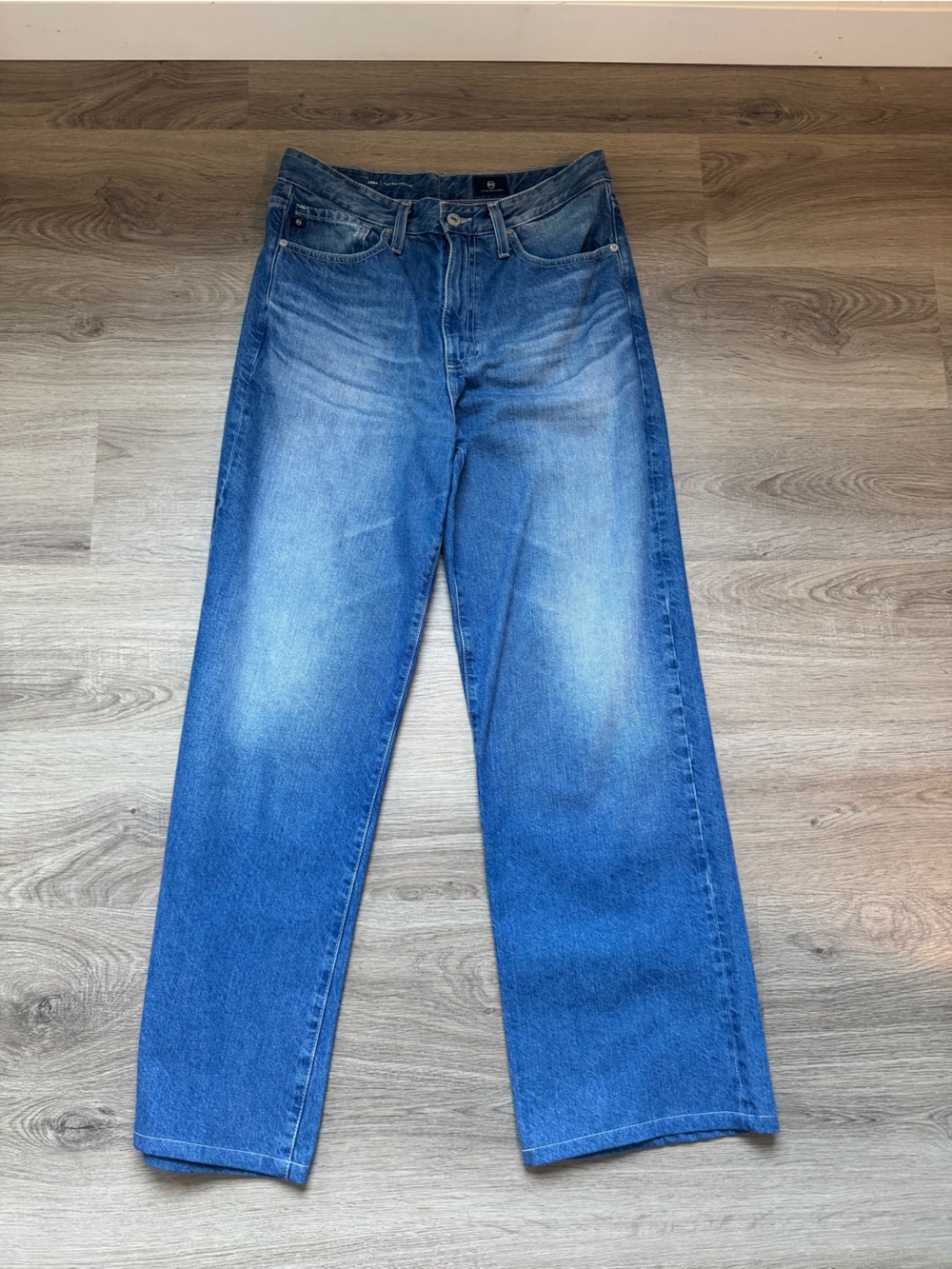 Ag Kora wide leg Jeans in Medium Blue Wash